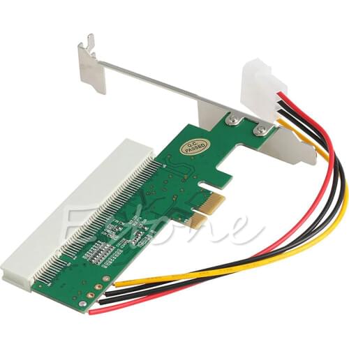 High Efficiency 66/33MHZ 4 Pin PCI-Express PCI-E To PCI Bus Riser Card Adapter Converter