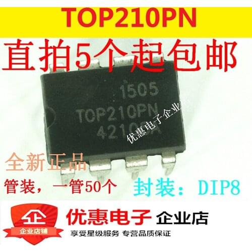 10PCS TOP210PN DIP8 new original source management IC