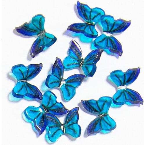 100pcs 3D Nail Art Butterfly Rhinestones Stickers Glitters Manicure Art Tools DIY Nail Art Accessories Nail Art Ornament ZCF19