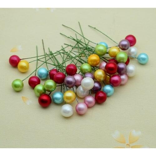 100pcs foam Cherry for home decoration accessories christmas wedding scrapbook fake fruit diy wreath gift toy artificial flowers