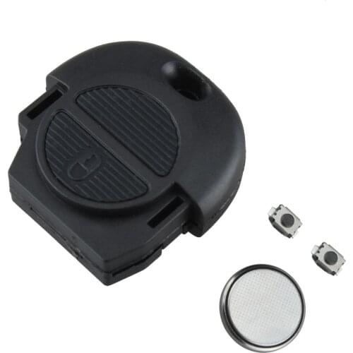2 Buttons Refit Car Key For Nissan MICRA ALMERA PRIMERA X-TRAIL Remote Key Fob Repair Refurbishment Kit P5