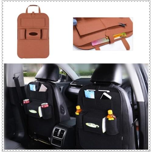 Car supplies felt auto seat storage bag miscellaneous finishing for Tesla Suzuki Isuzu Daihatsu Aston Martin Volvo Mazda