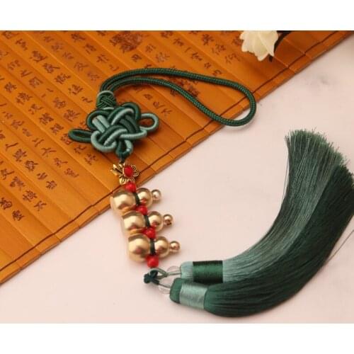 Asia Geomantic omen master HOME exorcise evil spirits CAR safety Copper gourd good luck Amulet Pendant protective talisman