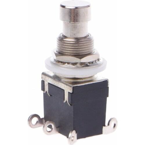 BGEKTOTH AC 250V/2A 125V/4A 6Pins DPDT Momentary Stomp Foot Switch for Guitar 1A60469