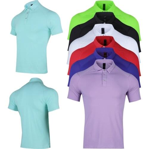 Quick Dry Golf Shirts Men Short Sleeve Shirt Golf Wear Female Breathable Outdoor Woman Cloth Golf Wear Summer Sport Fitness