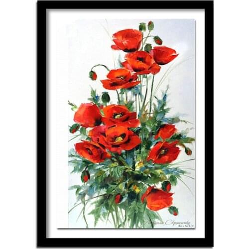 GOANG New 5D DIY Diamond Painting Crystal Diamond flower Cross Stitch square Drill Full Diamond Embroidery home Decor