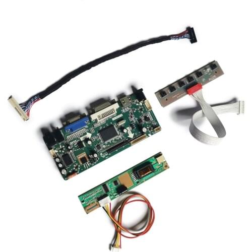 M.NT68676 monitor controller kit 30 Pin 1024*768 VGA DVI Fit B141XG05/B141XG08/B141XG09/B141XG10/B141XG13 matrix 1CCFL LVDS