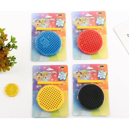 Hot Sell Magnet Drawing Board Drawing Set Kids Pen Paint Ball Magnetic Tablet Magnetic Pen Beads Learning Notebook