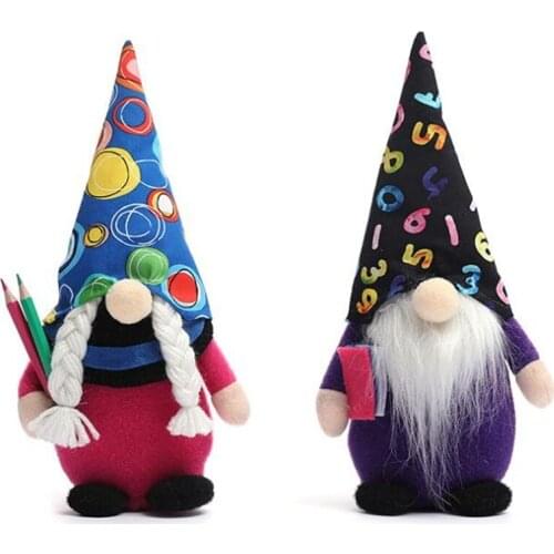 Best Back to School Gnomes Decor Doll Desktop Ornament Graduation Holiday Gnomes Plush Farmhouse Home Tiered Tray Decor