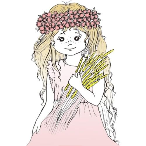 Cute Girl Clear Stamps Mold For DIY Scrapbooking Cards Making Decorate Crafts 2021 NEW Arrival