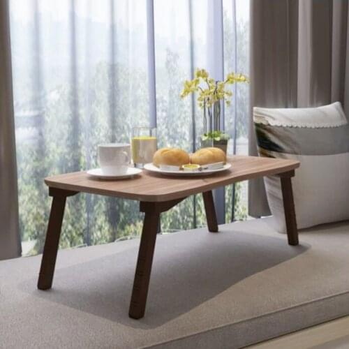 Laptop Desk Stand Wooden Portable Folding Bed Seat Top Patient Service Desk Laptop Computer Stand