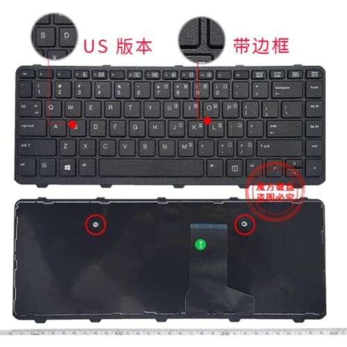 New US black keyboard forHP ProBook 430 G1 727765-001 727765001 without frame