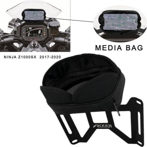 Motorcycle front windshield GPS Phone Stand navigation bracket Supporter Holder for Kawasaki Ninja Z1000SX Z 1000 SX 2017 - 2020