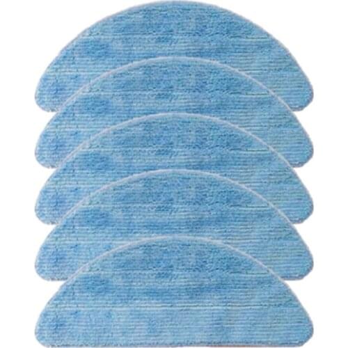 5pcs/lot Robot Vacuum Cleaner Mop Cloth Rags for RV-R650S RV R650S Robotic Vacuum Cleaner Spare Parts Accessories Replacement