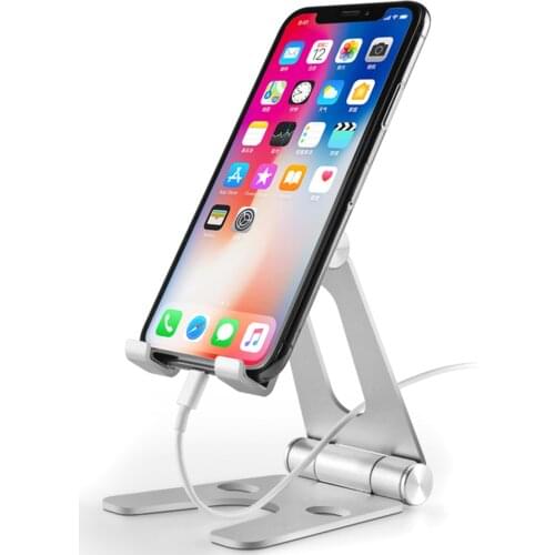 Foldable Rotatable Aluminum Alloy Desk Mount Phone Holder Tablet Holder Stand Mount For 3.5~10 Inch IPhone IPad Air Samsung