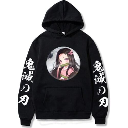 Demon Slayer Anime Priting Hoodie Men Women Sweatshirt