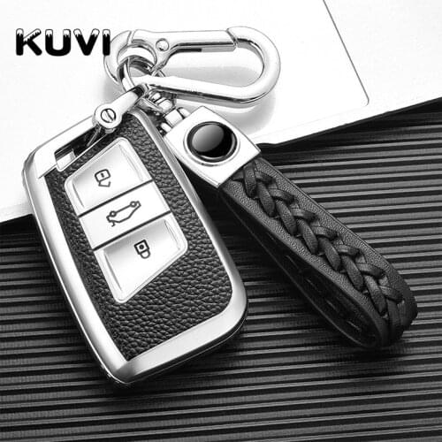 TPU Leather Car Remote Key Case Cover Holder Shell Fob For VW Magotan Passat B8 Golf For Skoda Superb A7 Accessories