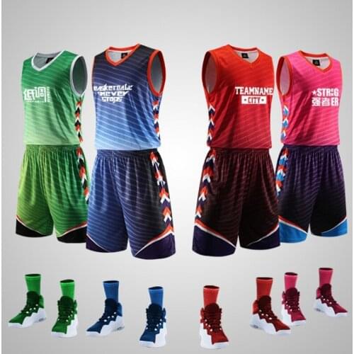 Throwback Basketball Jerseys Men Fitness Sets Sports Kits Customize Youth College Training Tracksuit Sleeveless Uniforms M-6XL