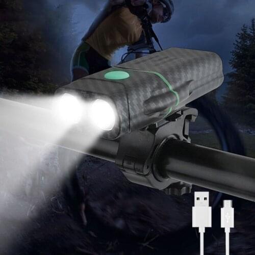 JLETOLI Aluminum Alloy Bicycle Front Light 1300 Lumen Waterproof Bike Light Rechargeable Cycling Headlight Bike Accessories