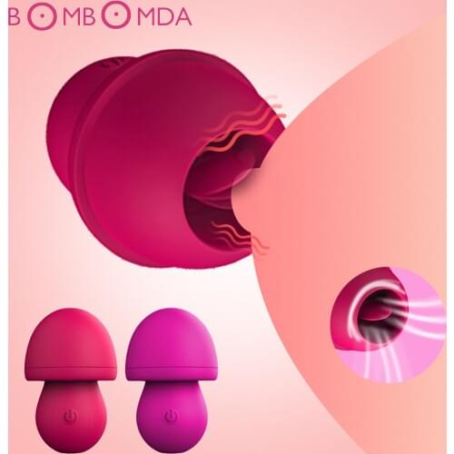 Vibrator for Women Oral Licking Clitoris Stimulator Tongue Licking Vagina Breast Enlarger Vibrator Sex Toys Women Masturbators