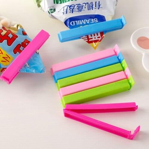 Bag Clips Food Snack Seal Random Color Portable Kitchen Storage Sealer Clamp Plastic Tool Kitchen Accessories Simple Clips