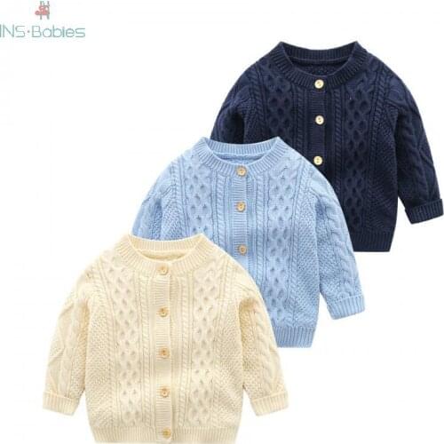 Baby Girl Winter Clothes 2020 Newborn Cardigan for boys and girls Baby Knitted Sweaters long sleeve Kids Warm Toddler Clothes