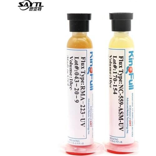 1PCS 10cc Solder Paste Welding Flux Oil RAM-223-UV NC-559-ASM-UV For Chips Computer Phone LED BGA SMD PGA PCB Repair Tools