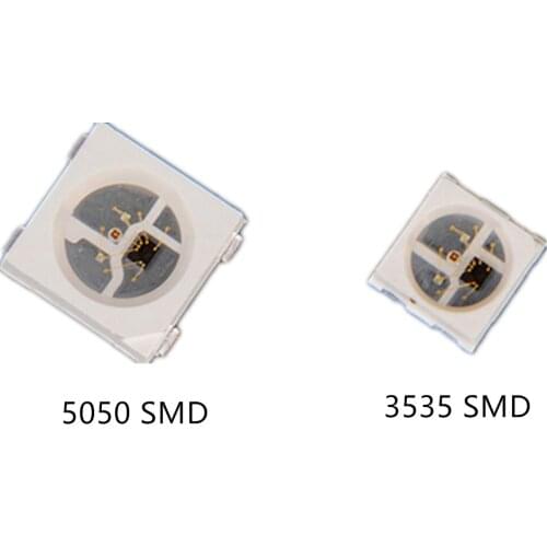 10~1000pcs SK6812 5050/3535 RGB SMD (similar with WS2812B) Individually Addressable Digital Full Color LED Chip Pixels DC5V