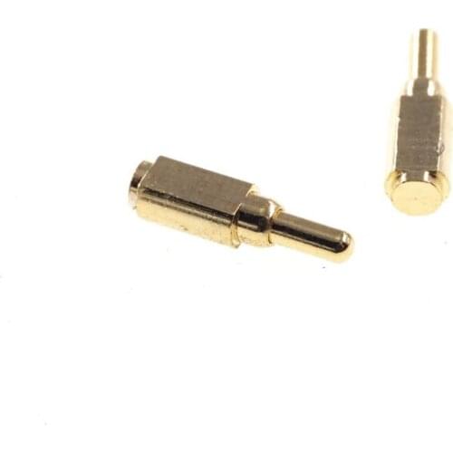 100pcs Spring Load Pogo Pin 7.0 mm Height Diameter 2.0 mm Right Angle Surface Mount SMT Horizontal 1 A Current Spring Header Pin