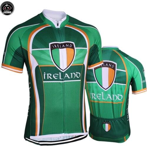 2 Chooses IRELAND Classical NEW pro Bike Team Cycling Jersey Breathable Customized Jiashuo
