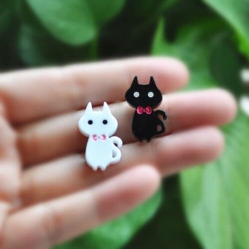 20pcs resin sailor moon cat for DIY phone decoration hair craft nail decoration mixed colors