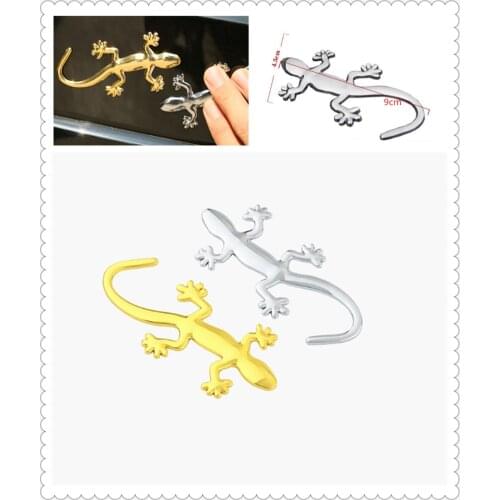 3D Auto Motorcycle Styling Applique Car Sticker Animal Gecko for BMW 330e M235i Compact 520d 518d 428i 530d 130i