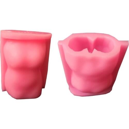 3D Human Body Candle Epoxy Resin Mold Aromatherapy Plaster Soap Casting Silicone Mould DIY Crafts Ornaments Making Tool