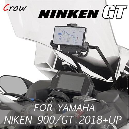 Motorcycle Accessories GPS Smart Phone Navigation GPS Plate Bracket Adapt Holder Kit For YAMAHA NIKEN 900 NIKEN GT NIKEN900 2018