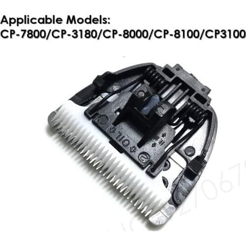 CP8000 Dog Hair Trimmer Blade Head Pet Hair Clipper Ceramic Replacement Knife for CP-8000 7800 8100 3100 3180 Car Mower Cutter