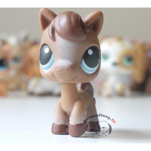 CW033 Pet Shop Animal brown Colt doll action Figure puppy