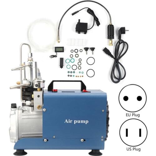 1.8KW Electric Air Pump 50L/min 30Mpa High Pressure Air Compressor Pump 2800r/min Automatic Shutdown And With Water Cooling