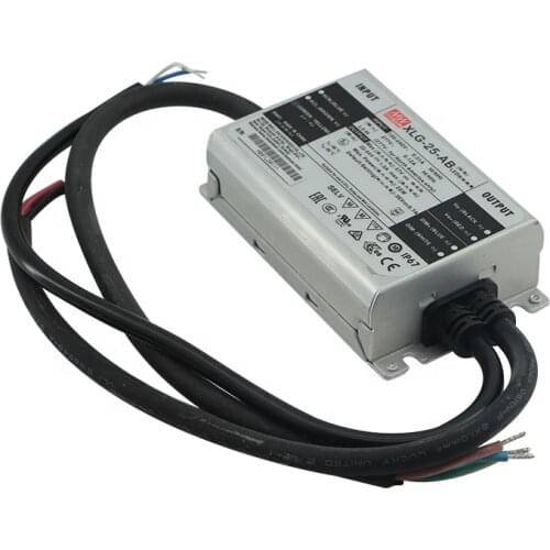 MEAN WELL XLG-25 Series A/AB Type DC22-54V 25W Constant Power Mode LED Driver,Waterproof Adjustable Type Switching power Supply