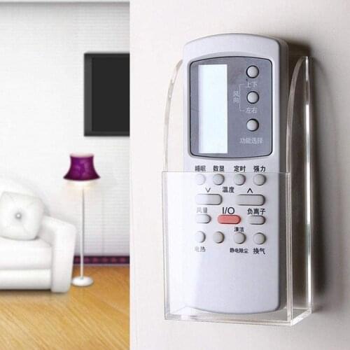 Hotle TV Remote Control Holder Wall Mount Acrylic Organiser Holder Acrylic 3 Size Box H3G3