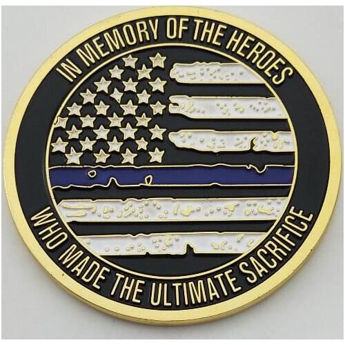 Zinc Alloy Metal Promotion Coin Low Price USA flag Coins custom enamel color coins