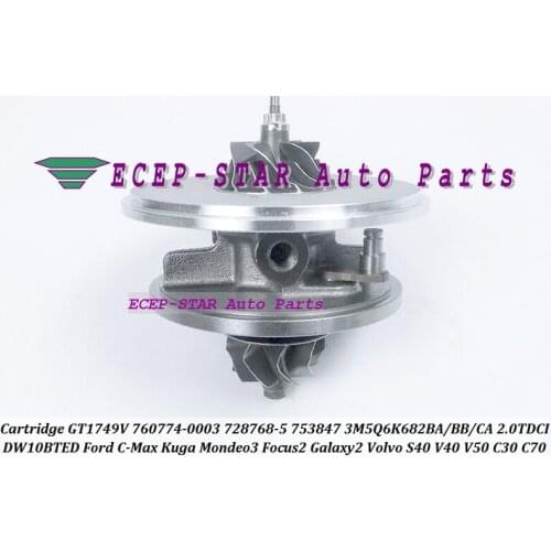 Turbo CHRA 760774 728768 753847 1327582 1331247 1406472 1432212 1483819 1590093 1706184 36000248 360000248 9654931780 9659667380