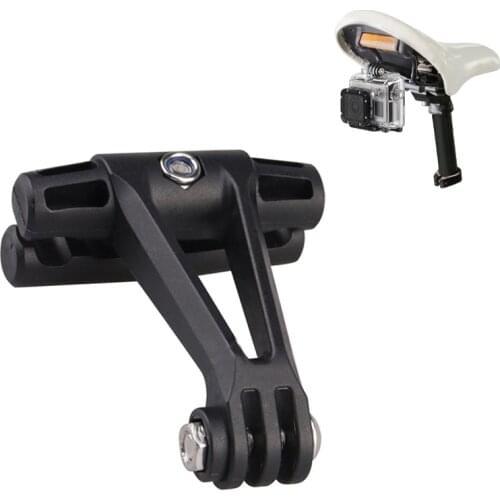 Bicycle Sport Camera Stabilizer Holder Seat Mount Bike Road Saddle Action Cam Clip Rack Bracket Light Rack for GOPRO Accessories