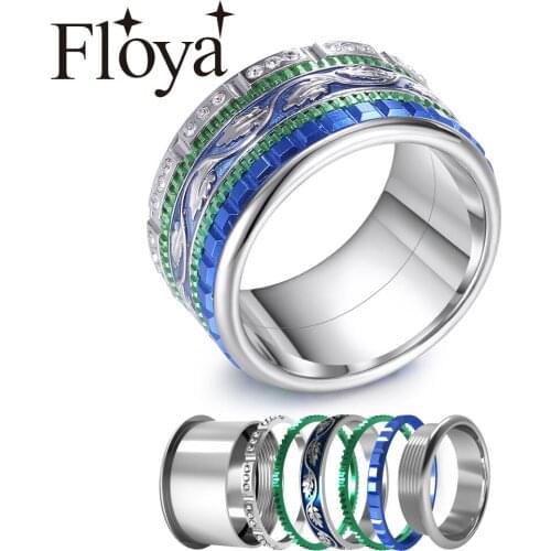 Cremo Turning Ring Women Men Stainless Steel Couple Engagement Ring Gift Vintage Jewelry Brand Accessories