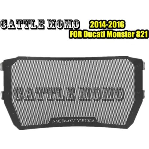Motorbike Radiator Grille Guard Cover Protector For Ducati Monster 821 1200 S 2014-16 Water Tank RADIATOR GUARD COVER Protector