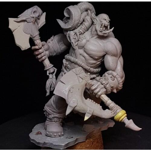 1/24 Science Fiction Theme Orc Warrior Resin Character Model R170