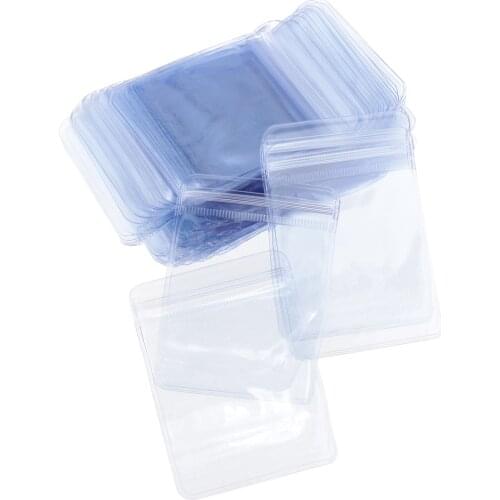 10PCS PVC Jewelry Ziplock Bag Resealable Zip Lock Bags Self Seal Plastic Poly Bag Food Storage Package Reclosable Vacuum Bag