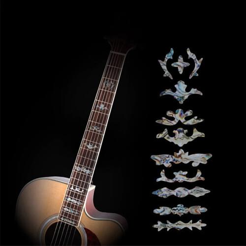 5 pcs Beautiful and Hot Sale Guitar Fret Inlay Stickers Imitation Abalone Fretboard Neck Decals Marker