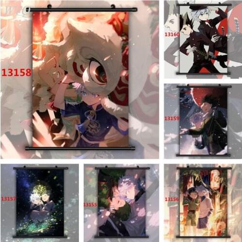 Anime Posters Hunter X Hunter Gon Freecss X Killua Zoldyck HD Wall Poster Canvas Painting Wall Decor Wall Art Picture Home Decor