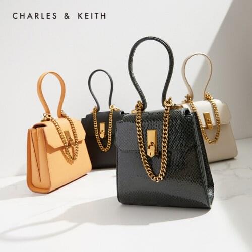CHARLES&KEITH Women's Bags With A Lock