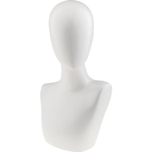 Plain Bald Mannequin Head Female Professional Cosmetology for Wig Making, Display Wigs, Eyeglasses, Hairs